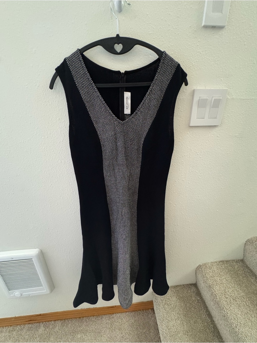 St. John Collection 6 Trumpet Hem Knit Tweed Dress